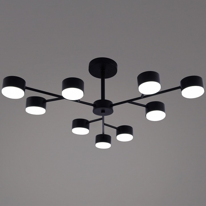 Люстра на штанге  03726-0.3-09 BK GX53