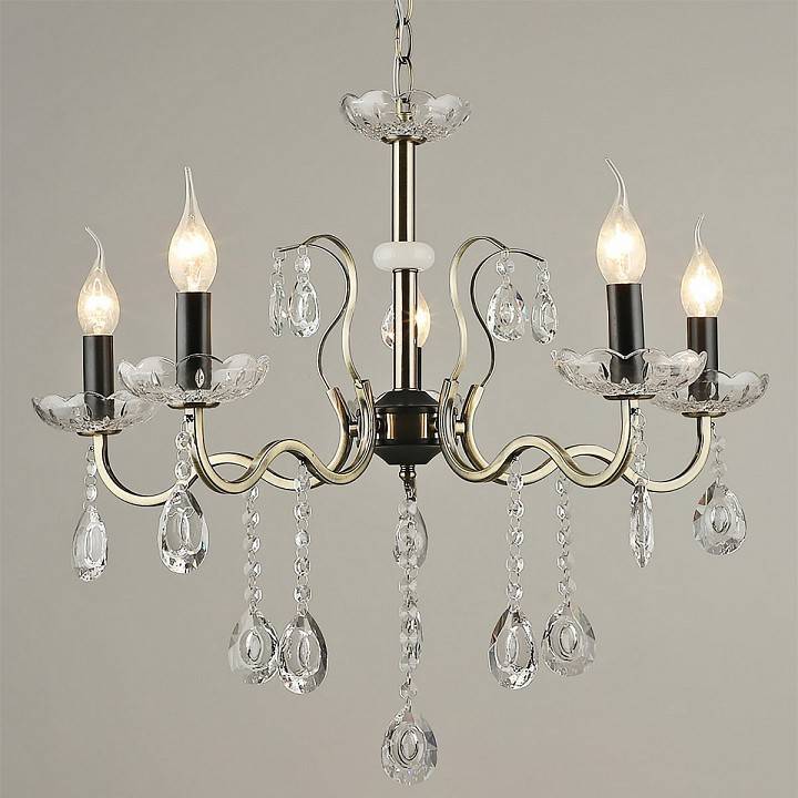 Подвесная люстра Reluce 03804 5 ламп AB+BK 03804-0.4-05 AB+BK