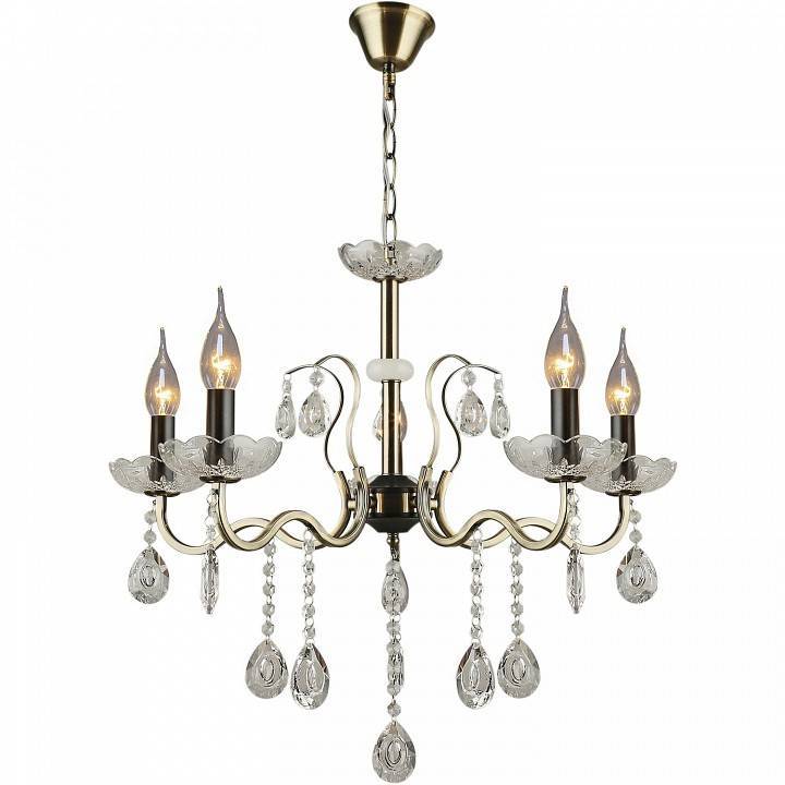 Подвесная люстра Reluce 03804 5 ламп AB+BK 03804-0.4-05 AB+BK