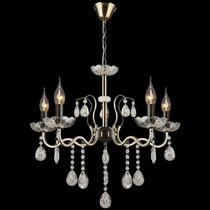 Подвесная люстра Reluce 03804 5 ламп AB+BK 03804-0.4-05 AB+BK