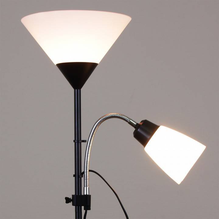 Торшер с подсветкой Reluce 03940-0.6-02 BK черный