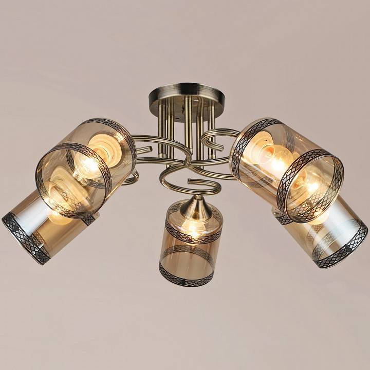 Потолочная люстра Reluce 04616 5 ламп 04616-0.3-05