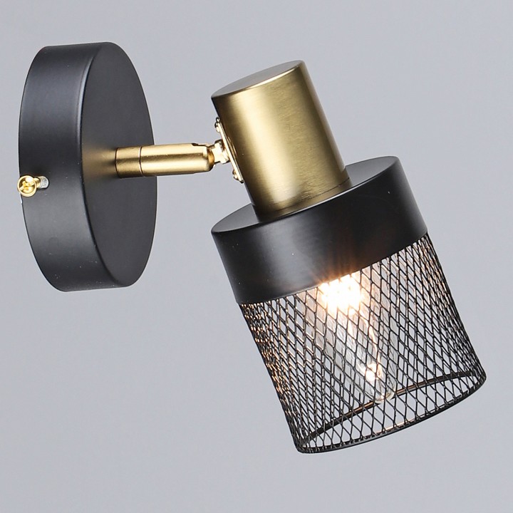 Спот De Markt Ракурс 1хGU10 черный медь 06239-0.8-01 BK+COP