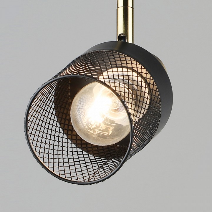 Спот De Markt Ракурс 1хGU10 черный медь 06239-0.8-01 BK+COP