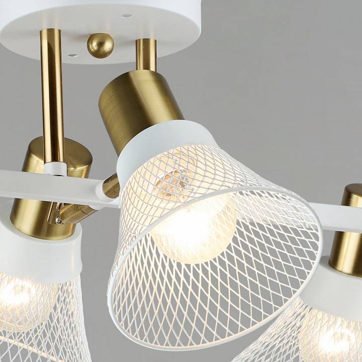 Спот De Markt Ракурс 6хGU10 белый медь 06245-0.3-06 WT+COP