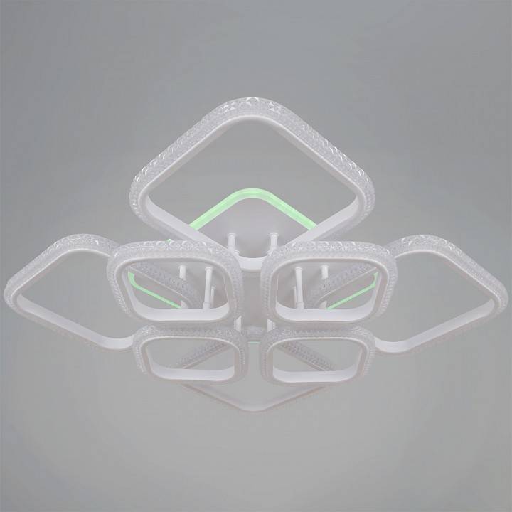 Потолочная люстра 06335-0.3-4+4A WH (RGB)