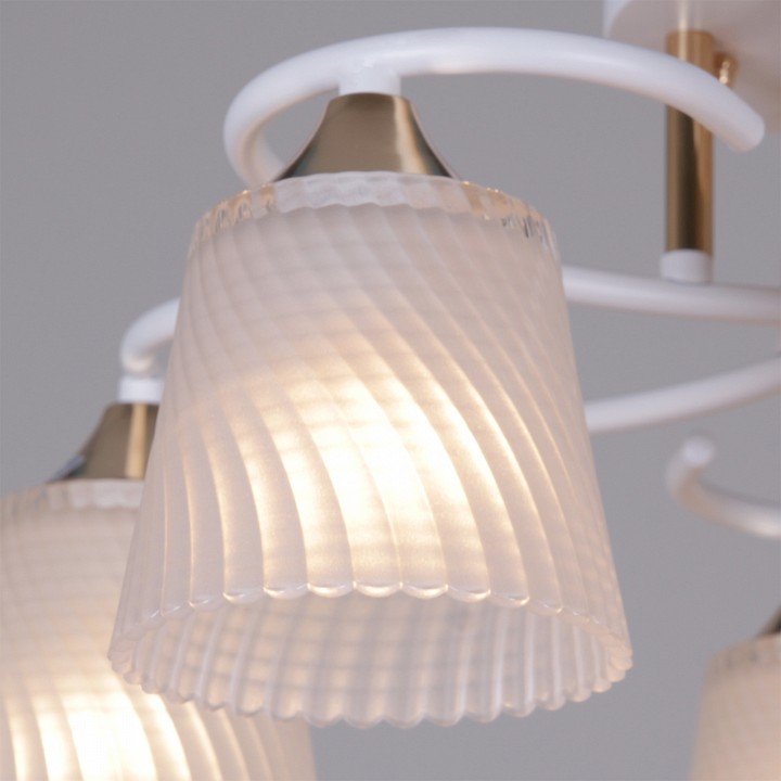 Люстра на штанге  06360-0.3-05 WH+FG