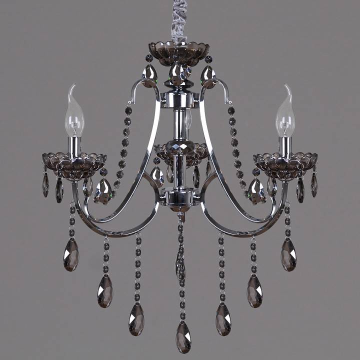 Подвесная люстра Reluce 06933 3 лампы CR+BK 06933-0.4-03 CR+BK