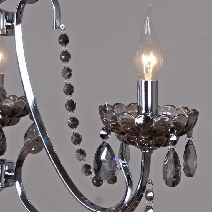 Подвесная люстра Reluce 06933 3 лампы CR+BK 06933-0.4-03 CR+BK