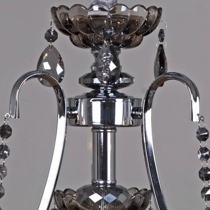 Подвесная люстра Reluce 06933 3 лампы CR+BK 06933-0.4-03 CR+BK