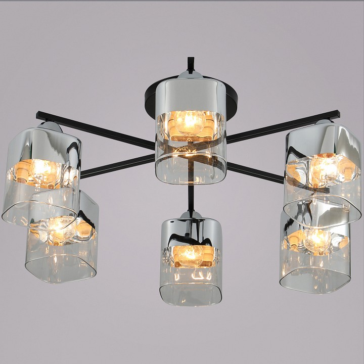 Люстра на штанге De City 07275-0.3-06 6 ламп 07275-0.3-06