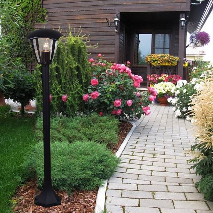 Светильник уличный наземный Reluce 08301-0.7-001SJ 0,8 м BK 08301-0.7-001SJ 0,8m BK