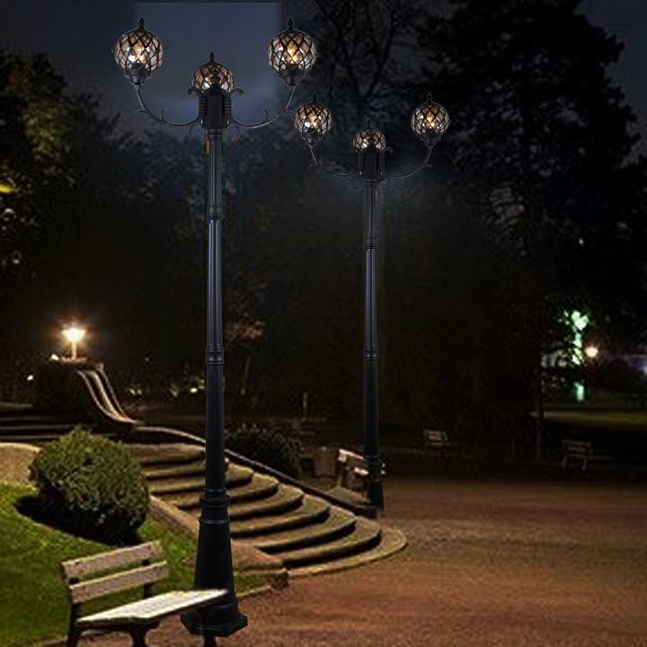 Фонарный столб Reluce  09018-0.7-003SL 2,2m BK