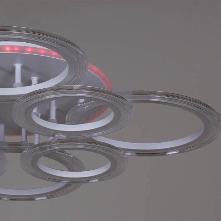 Потолочная люстра 09812 09812-3.3-4+4A WH (RGB)