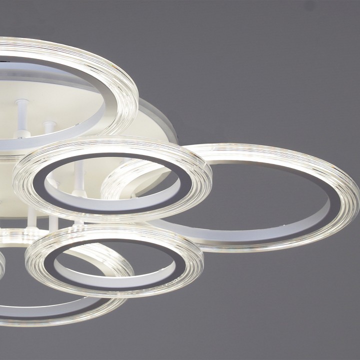 Потолочная люстра 09812 09812-3.3-4+4A WH (RGB)