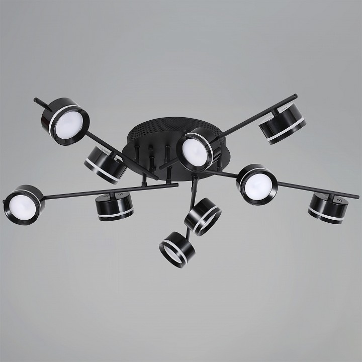 Люстра на штанге  10590-0.3-10 Black