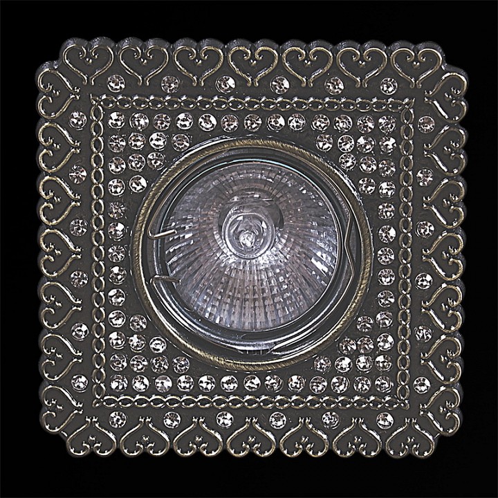 Встраиваемый светильник 16023-9.0-001CN MR16 AB