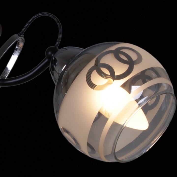 Потолочная люстра 22115-0.3-03 BK+CH