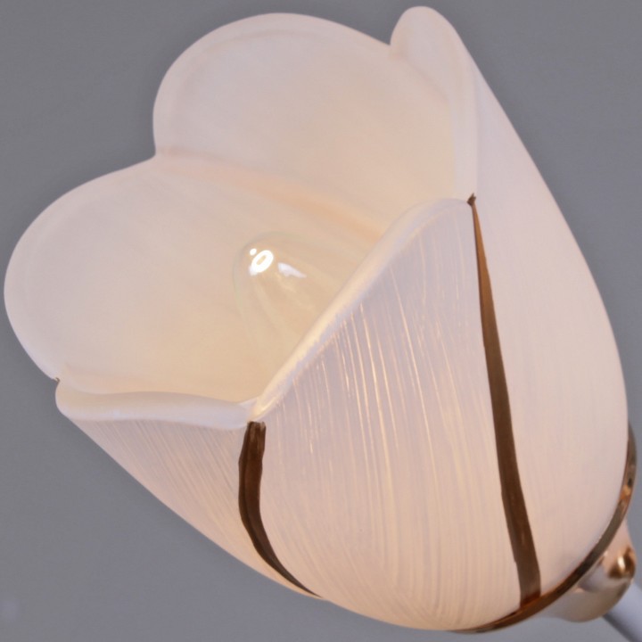 Люстра на штанге светодиодная Reluce 35360-0.3-06 WH+FG