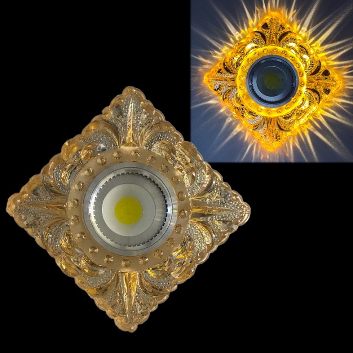 Встраиваемый светильник  42043-9.0-001PL MR16+LED3W TEA