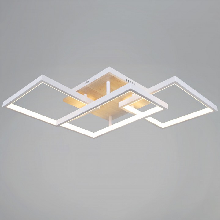 Потолочная люстра Reluce 49560-0.3-03 WH+WOOD