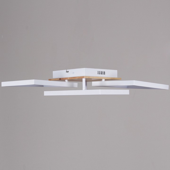 Потолочная люстра Reluce 49560-0.3-03 WH+WOOD