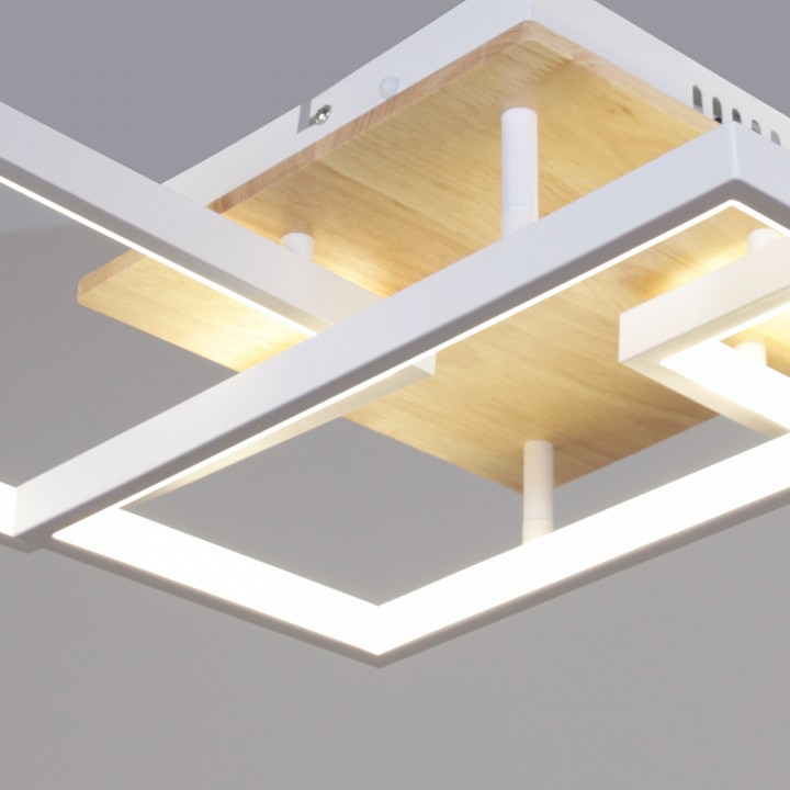 Потолочная люстра Reluce 49560-0.3-03 WH+WOOD