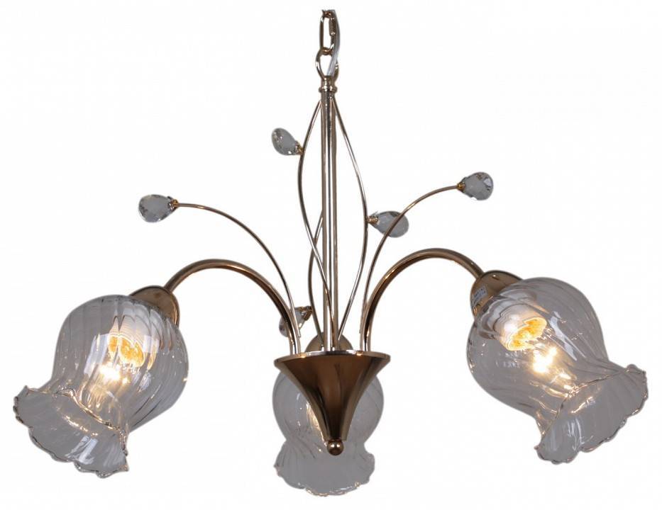 Подвесная люстра Reluce 50028 3xE14 золото 50028-0.4-03 FGD