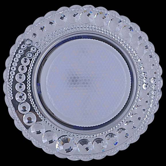 Встраиваемый светильник Reluce 53624 GX53 + LED 3 Вт прозрачный 53624-9.0-001ML