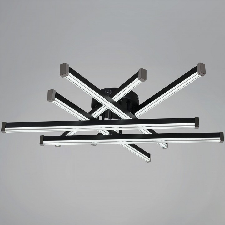 Люстра на штанге светодиодная Reluce 63090-0.3-06 BK