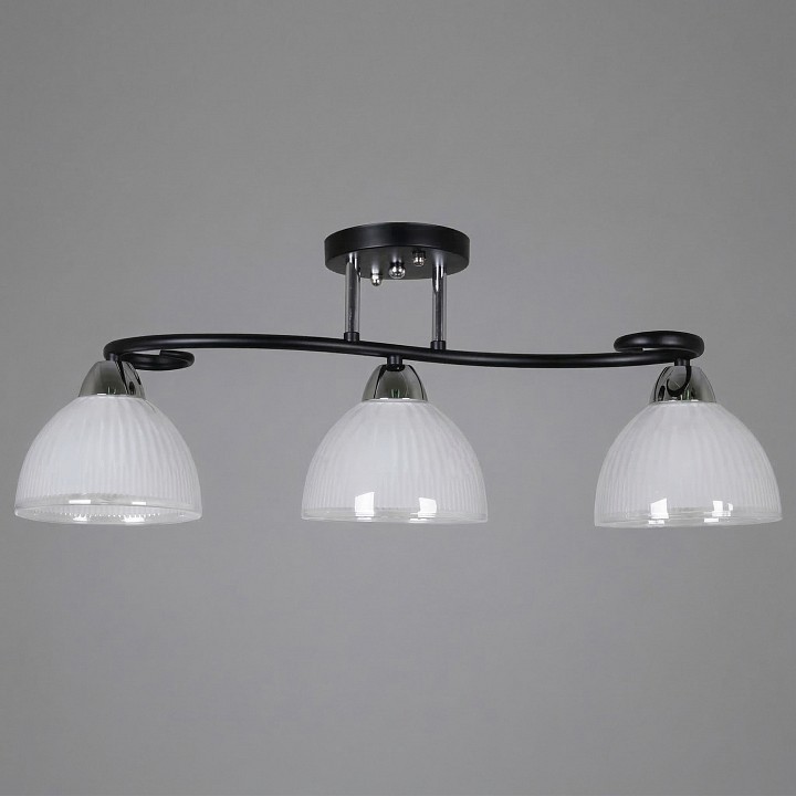 Люстра на штанге  66360-0.3-03 BK+CR