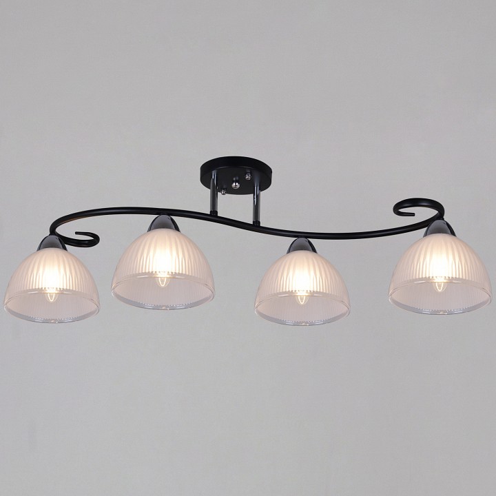 Люстра на штанге  66360-0.3-04 BK+CR