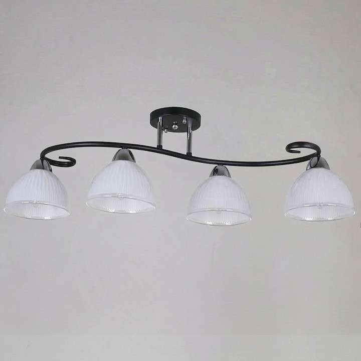 Люстра на штанге  66360-0.3-04 BK+CR