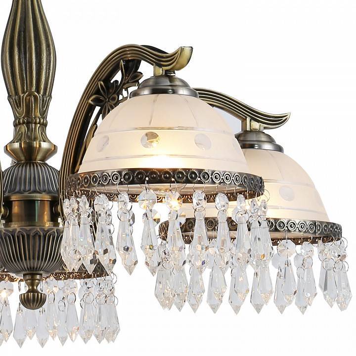 Подвесная люстра Reluce 74397 5xE14 античная бронза 74397-0.4-05 AB