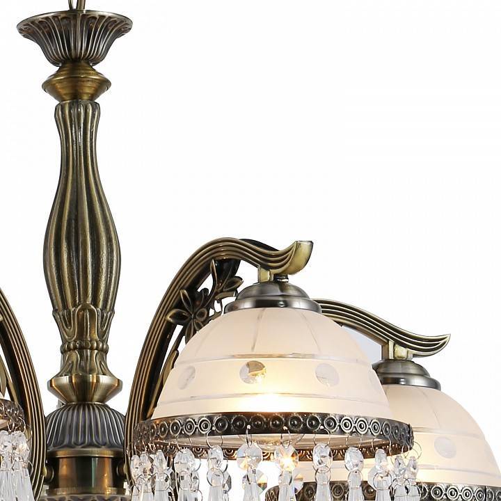 Подвесная люстра Reluce 74397 5xE14 античная бронза 74397-0.4-05 AB