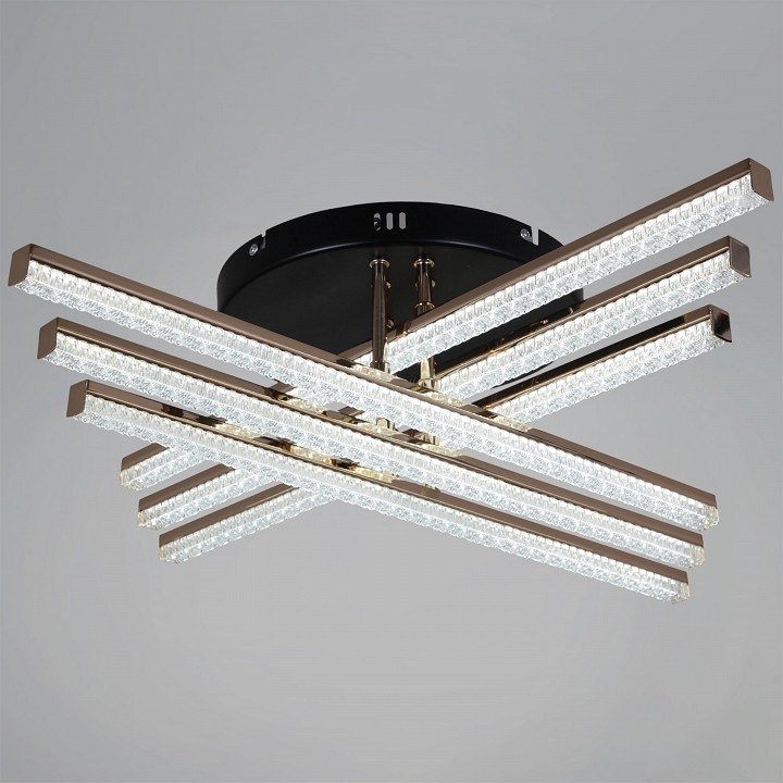 Люстра на штанге  86090-0.3-06A BK+FG