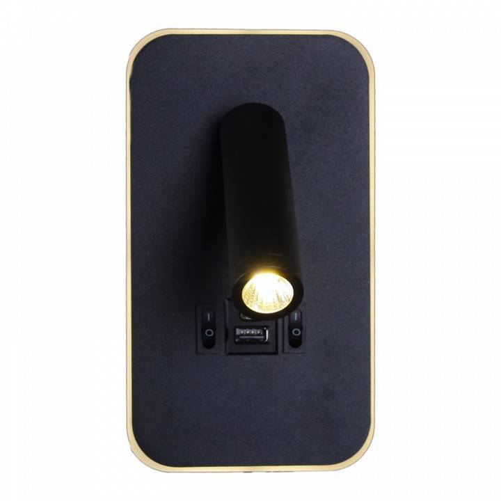 Бра Reluce LED 12 Вт USB 86204-9.2-001KT LED12W+USB BK