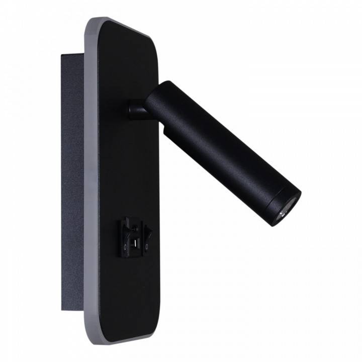 Бра Reluce LED 12 Вт USB 86204-9.2-001KT LED12W+USB BK