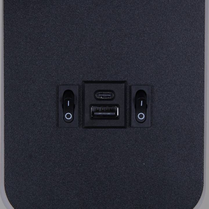 Бра Reluce LED 12 Вт USB 86204-9.2-001KT LED12W+USB BK