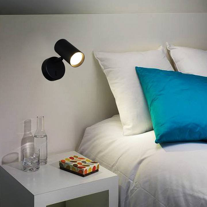 Бра Reluce 86207 1xGU10 черный 86207-9.2-001MN GU10 BK