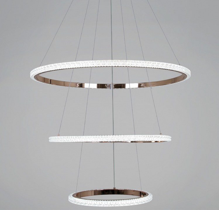 Подвесная люстра  87090-0.4-03 BK+FG