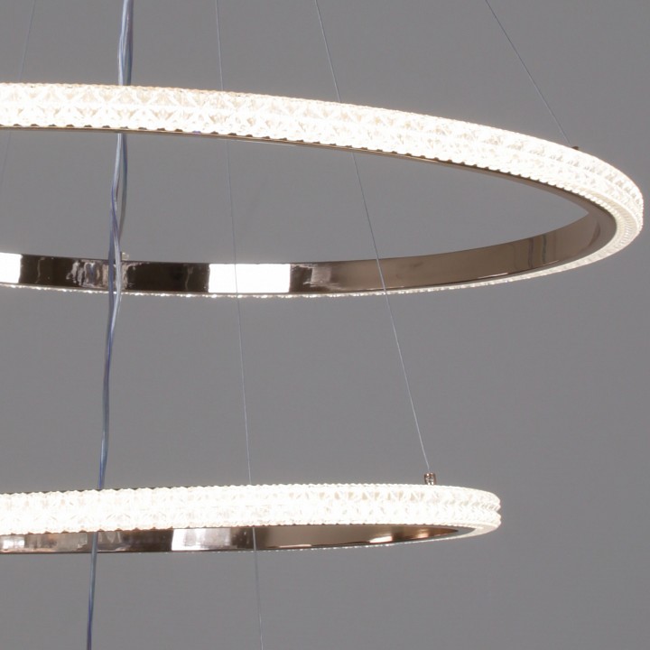 Подвесная люстра  87090-0.4-03 BK+FG