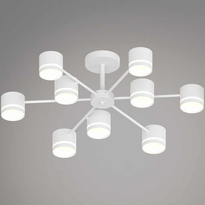 Люстра на штанге De Markt Сити 9xGX53 белый 89730-0.3-09 GX53 WT