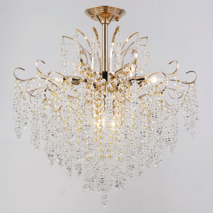 Люстра на штанге De Markt Сити 9xG9 золото 90324-0.3-09A FGD