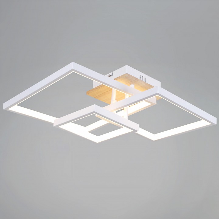 Люстра на штанге 98560-0.3-03 WH+WOOD