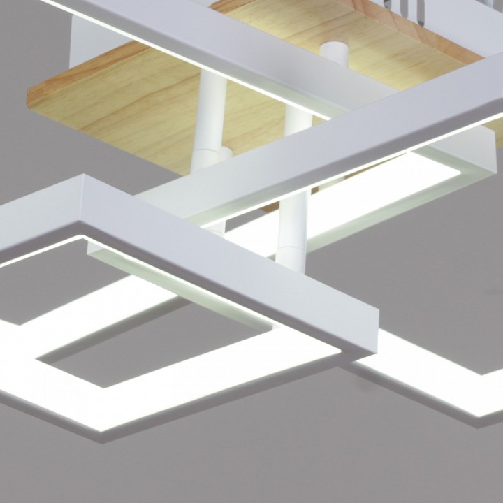 Люстра на штанге 98560-0.3-03 WH+WOOD
