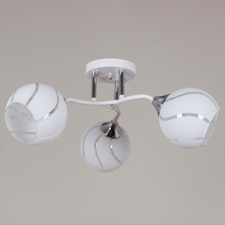 Люстра на штанге  99360-0.3-03 WH+CR