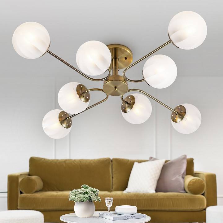 Люстра на штанге Rivoli Pestilentia 8хE14 40 Вт Б0054860