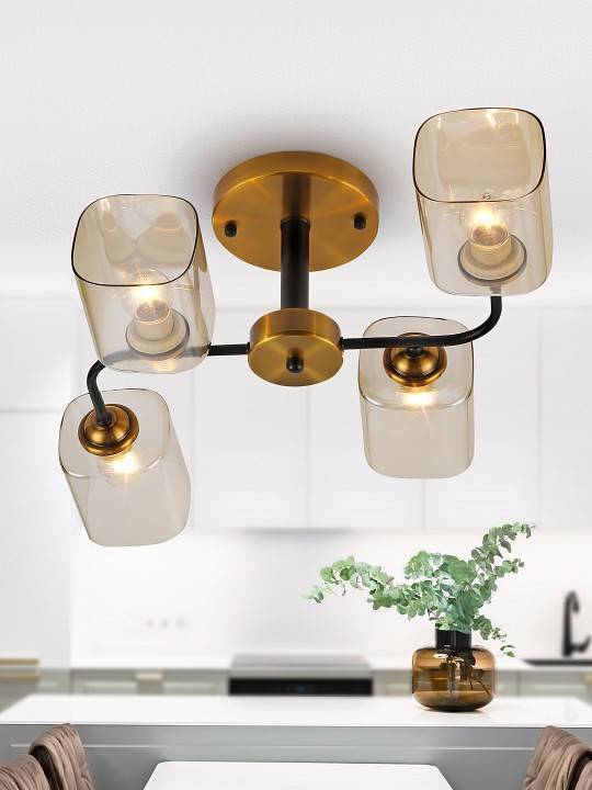 Люстра на штанге Rivoli Merula 4хE27 40 Вт Б0054879