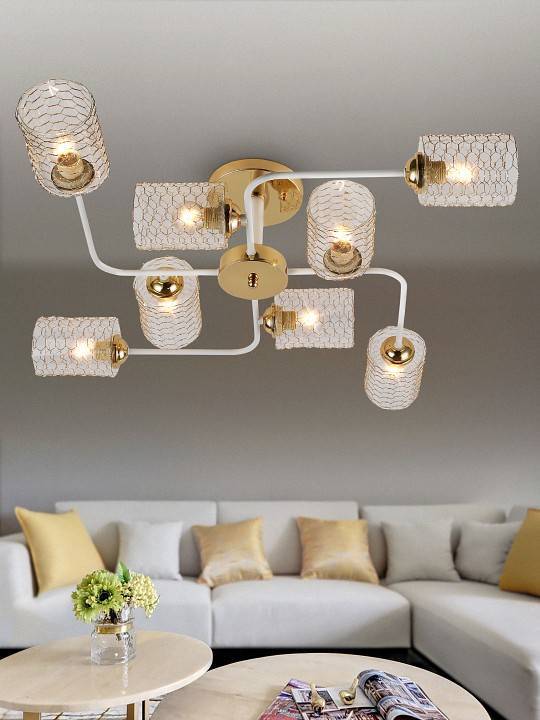 Люстра на штанге Rivoli Tristessa 8xE14 40 Вт Б0054893